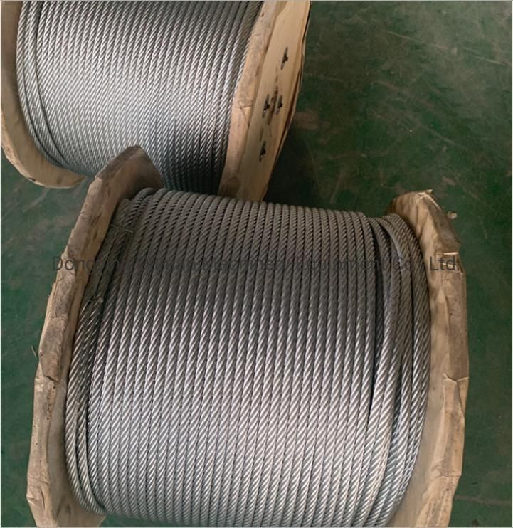 6X19s+Iwrc Fiber Core or Steel Core Galvanized Wire Rope for Oill Drilling