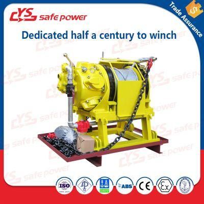 Piston Air Winch Made in Yantai Shandong to Lift and Drag Heavy Cargo