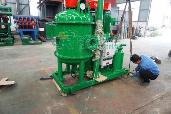 30kw Main Power Oil Sludge Drilling Vacuum Degasser
