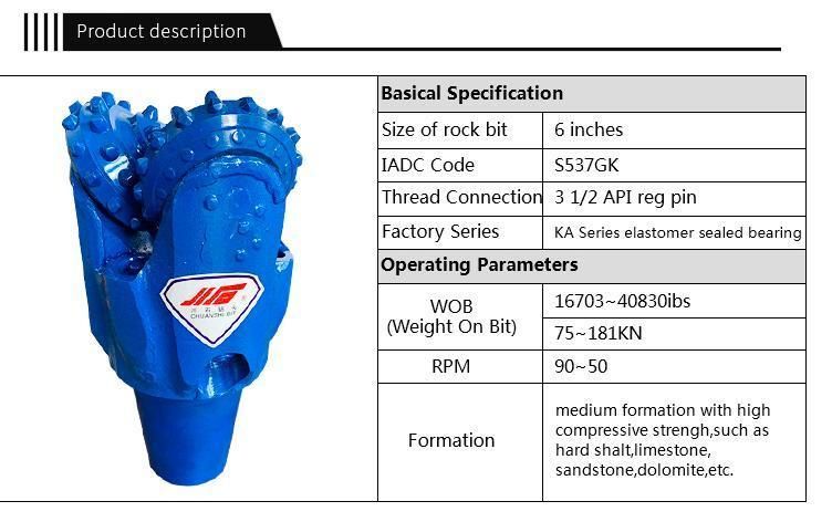 Tricone Bit for Oil Well Drilling