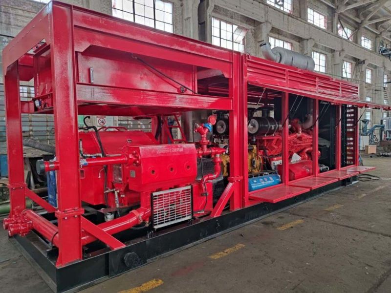 F-1600/1300/1000/800/500 Mud Pump Set Drilling Well Pump for Mud Circulating System