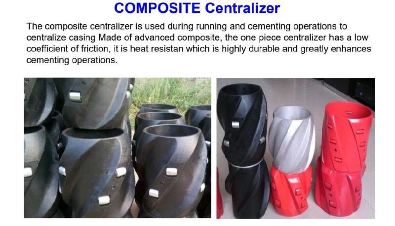 Oilfield Casing Roller Aluminum Rigid Centralizer