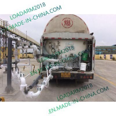 Crude Oil Truck Loading Arm Manufacturer with Loading Skid