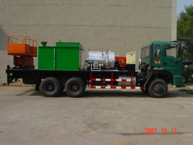 Flushing Well and Wax Removal Truck Boiler 20MPa Hot Oil Unit Pump Unit for Oil Well