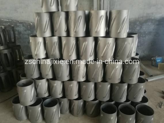 API Slip on Spiral Vane Positive Rigid Casing Centralizer