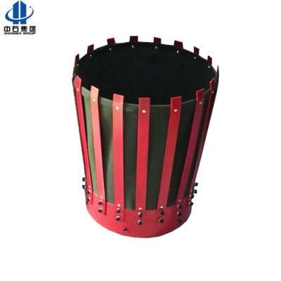 Downhole Cementing Slip on Canvas Steel Finger Casing Cement Basket