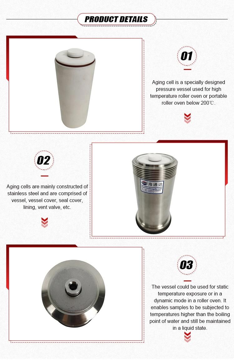 Model LHG-2A 240 Celsius Aging Cell for Drilling Fluids Aging Tests with Lining