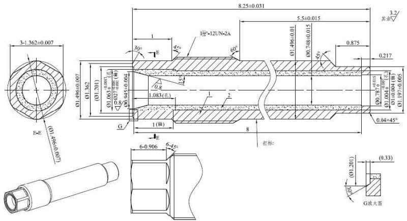 Wear Resistance Surface Choke Made by 410 W/ Tc Insert