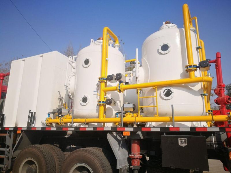 35MPa Mobile Pump Unit Flushing Well Truck Well Flushing Truck for Oil Well