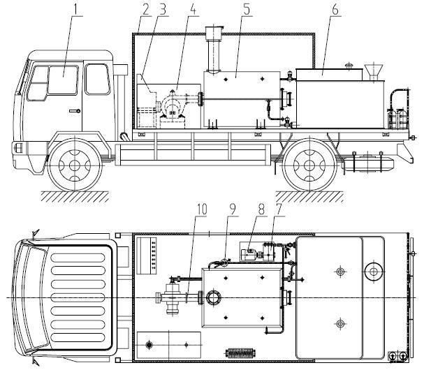 Steam Generator Unit Boiler Paraffin Removal Truck for Flushing Tube