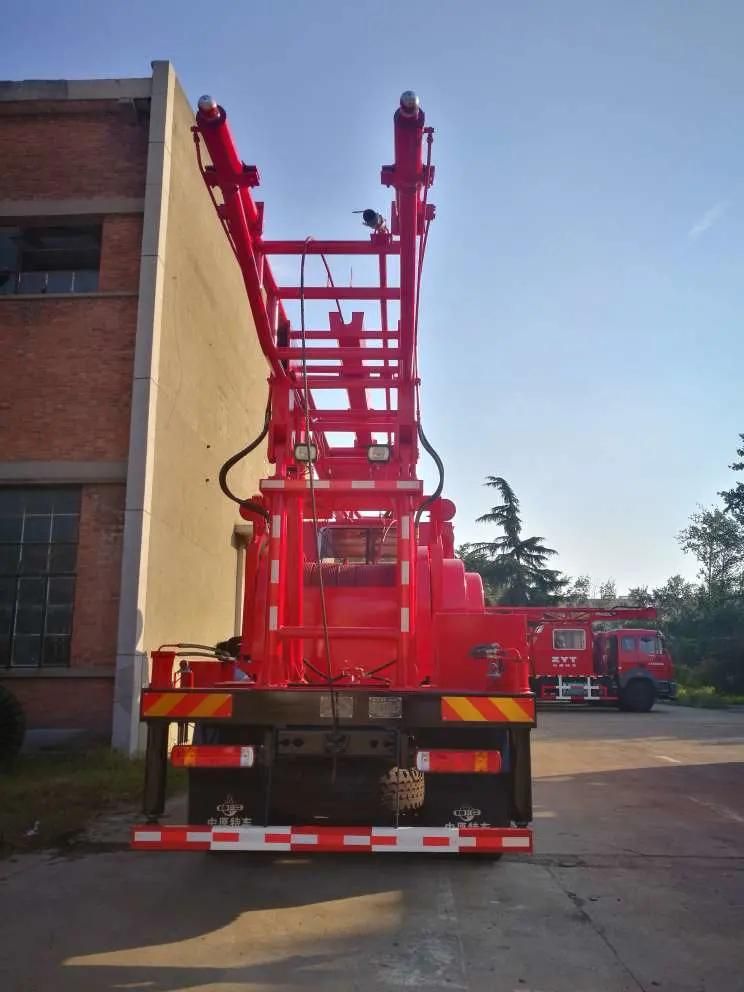 Rear Mounted! ! 1000m Swabbing Unit Suction Unit Extract Oil Production Truck Oil Recovery Zyt Petroleum Equipment