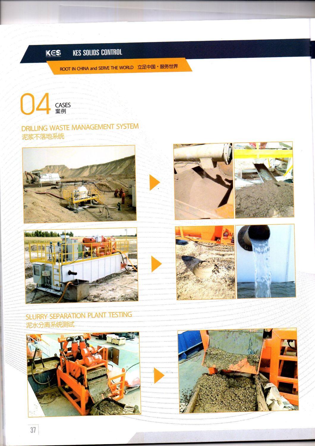 Drilling Mud separation, Mud Desander for Bored Piling Machine