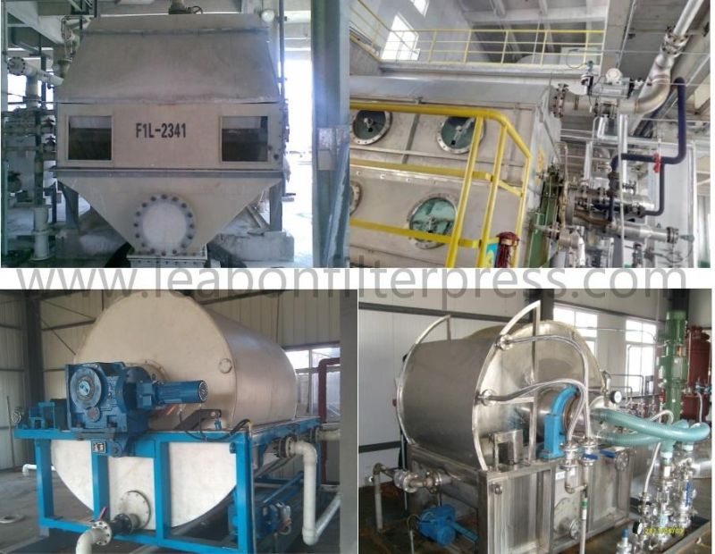 Round Vacuum Drum Filter Used for Sweet Potato Powder Filtration