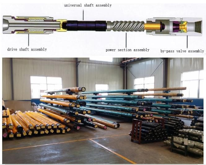 Offshore Oil Drilling Rig Steerable Downhole Screw Mud Motor