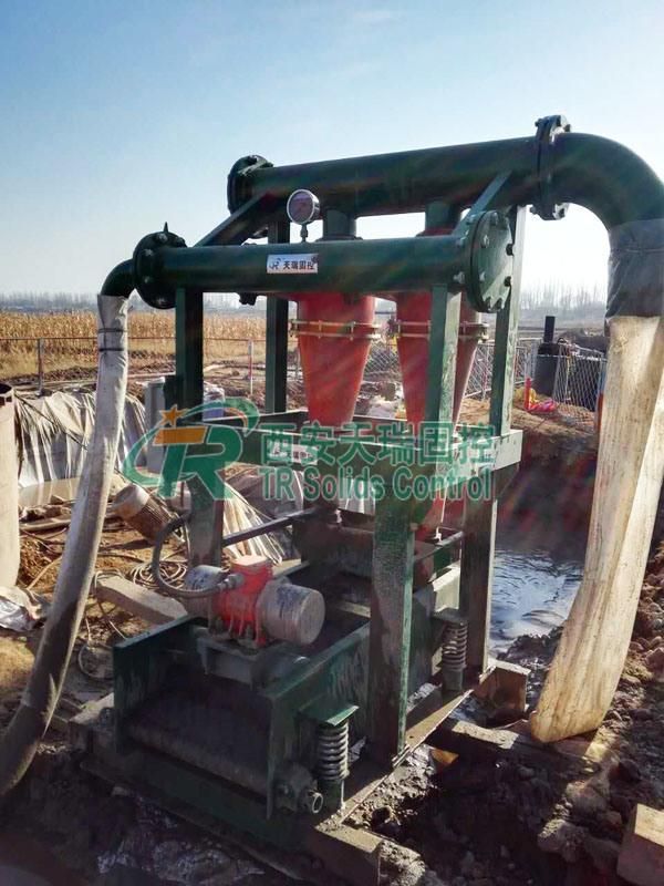 300m3/H Oilfield Drilling Mud Desander with 45um - 75um Separation Point