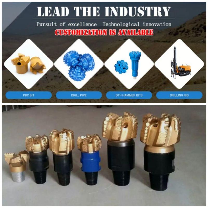 API PDC Bits for Water or Oil Drilling 215.9mm 356mm 5 Blades PDC Drill Bit
