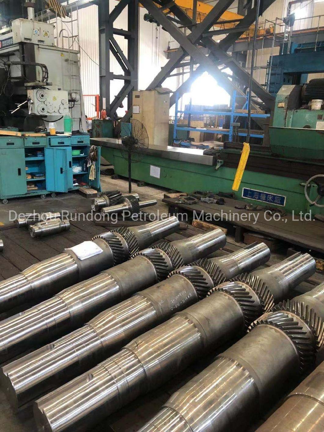 Big Gear Ring on Crankshaft Assembly Equipped with Pinion Shaft on Power End of Triplex Mud Pump or Duplex Mud Pump