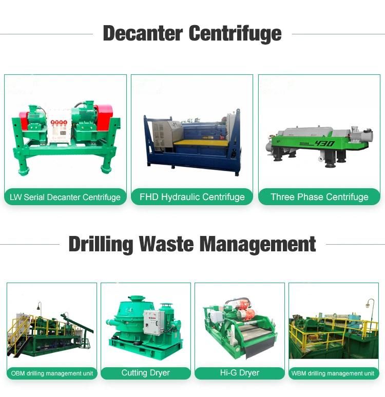 API High Quality Vertical Cutting Dryer for Waste Drilling Mud