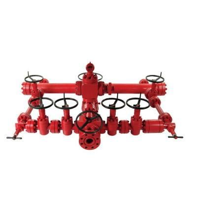 API 16c Oilfield Well Testing High Pressure Wellhead Choke Manifold