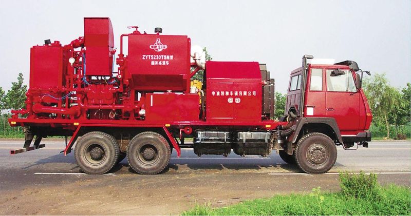 Cementing Unit 70MPa 10000psi Single Engine and Pump Skid Truck Mounted Mud Pump Unit