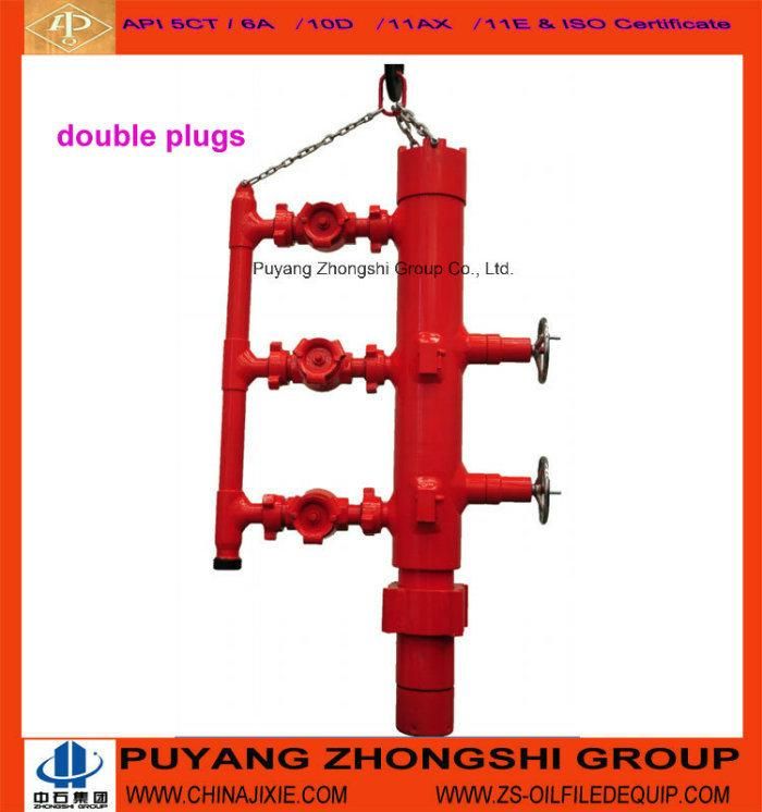 API 9 5/8′′ Casing Single Valve Cementing Head