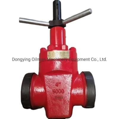 2in 3in 4in 5000psi 10000psi API 6A Mud Gate Valve for Manifolds and Pipeline