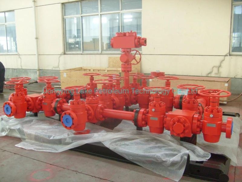 API 16c Hydraulic Choke Manifold with Choke Valve and Control Panel