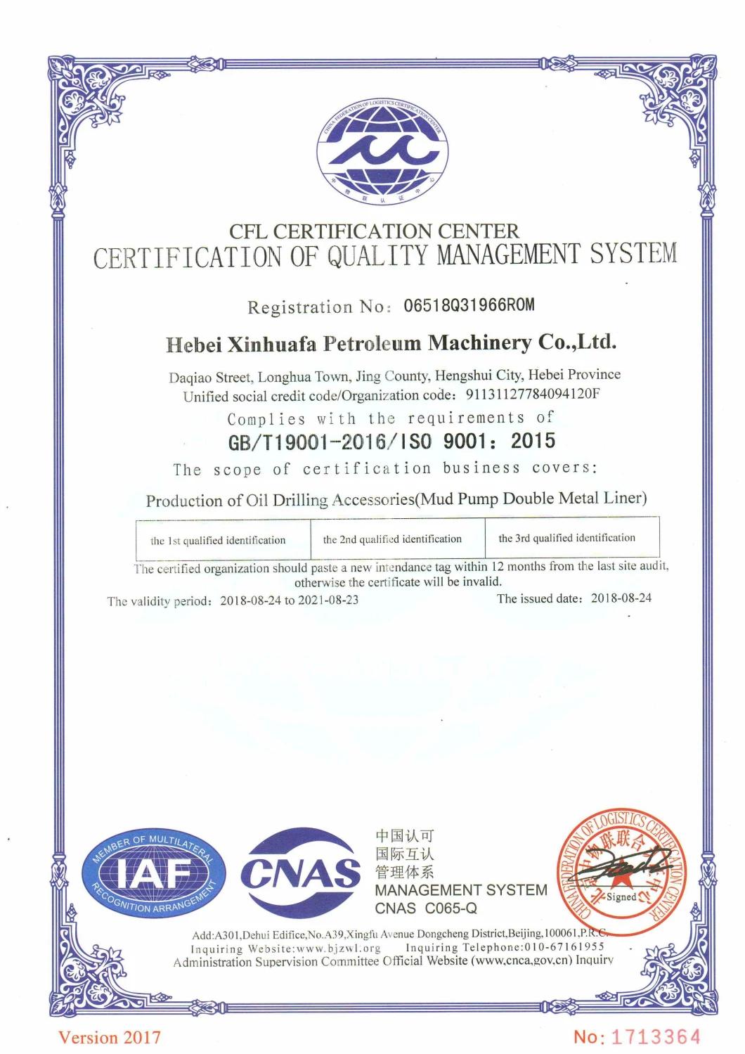 Hebei Pump Parts Supplier/Mud Pump Parts/Piston Rod