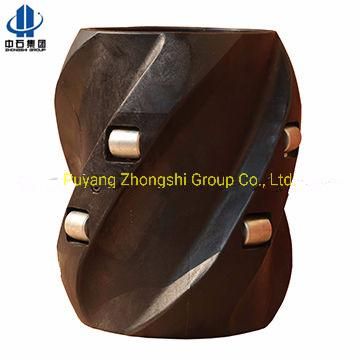 API Spiral Rigid Centralizers, Casing Centralizer with Idler Wheel