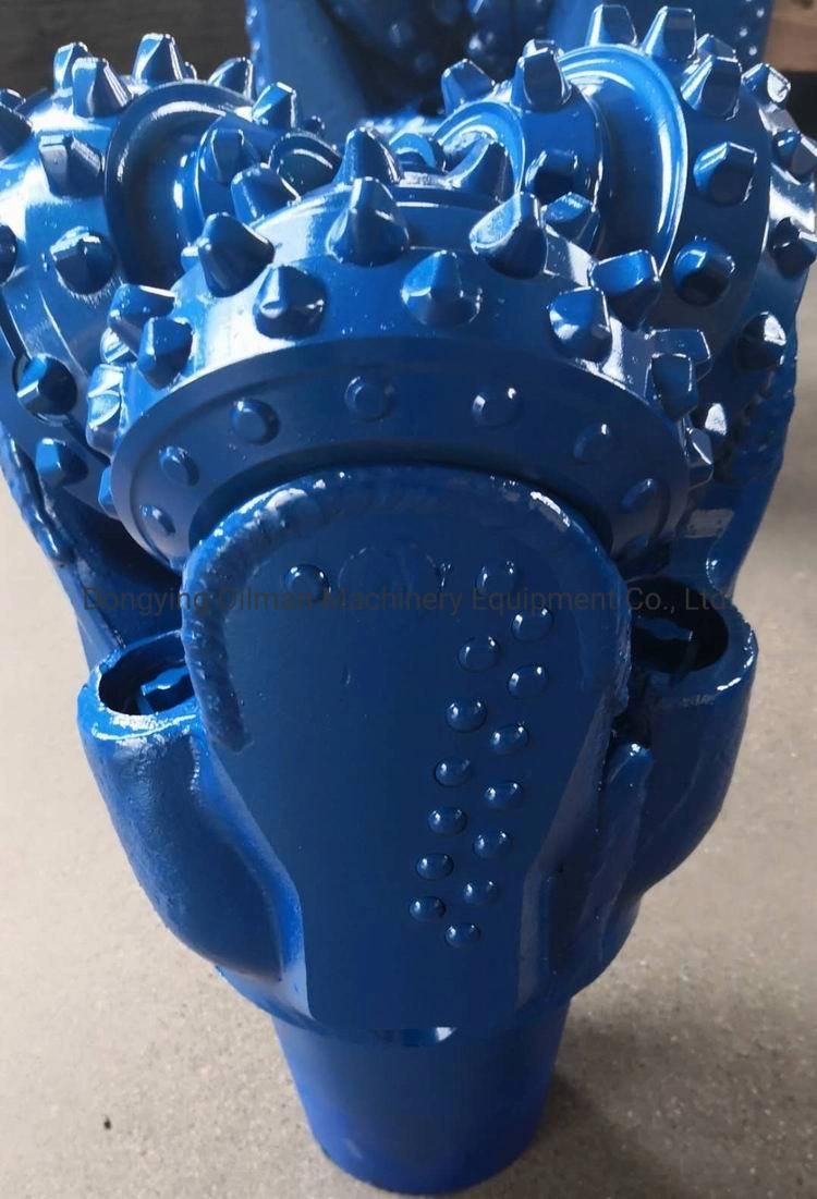 API 9 7/8 IADC537 Oil Rig Rotary Drill Head / Oil Well Drilling Tricone Bit