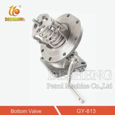 3inch Mechanical Stainless Steel Bottom Valve Used for Tank Truck