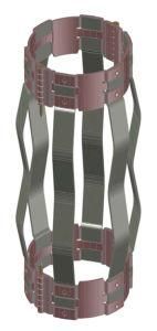 Hinged Double Bow Positive Centralizer