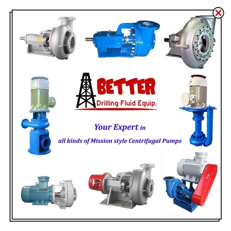 Mission Centrifugal Pumps for Oil & Water Well Rigs