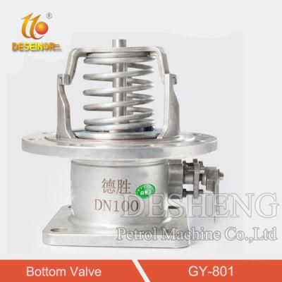 Mechanical Stainless Steel 4 Inch Bottom Valve