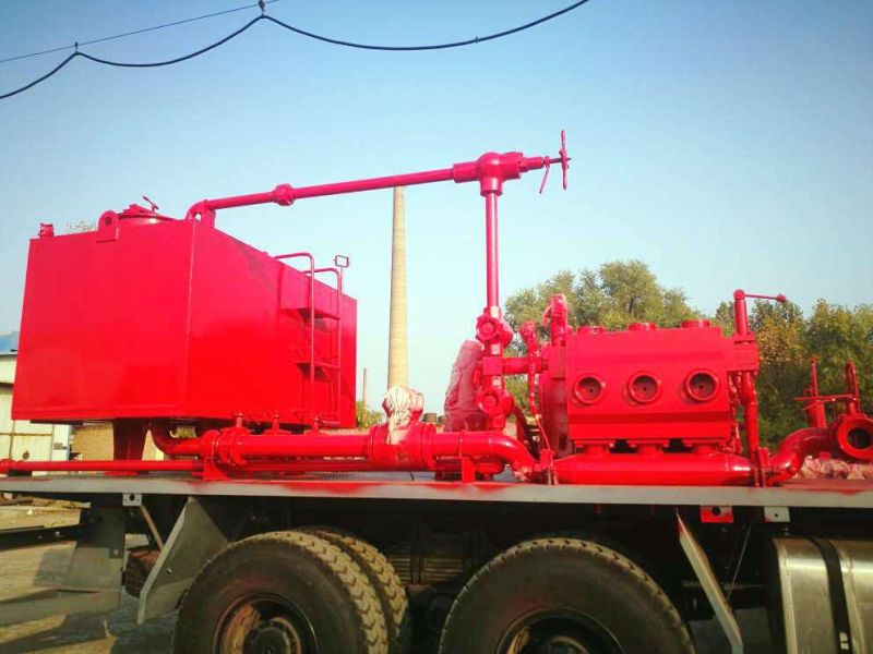Mobile Pump Unit Flushing Well Truck Self Circulating Well Flushing Truck for Oil Well