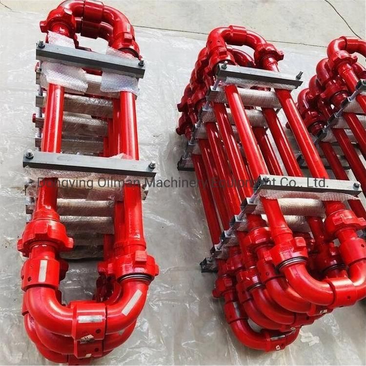 High Pressure Chiksan Long Sweep Circulating Swivel Joint / Hose Loops