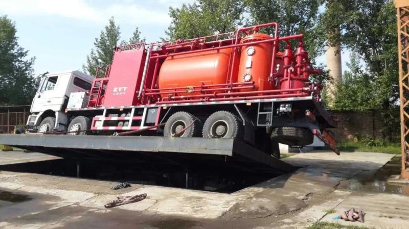 40MPa Mobile Pump Unit Flushing Well Truck Self Circulating Well Flushing Truck for Oil Well