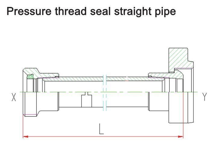 API Weco Fig1502 Pup Joint Integral Straight Pipe