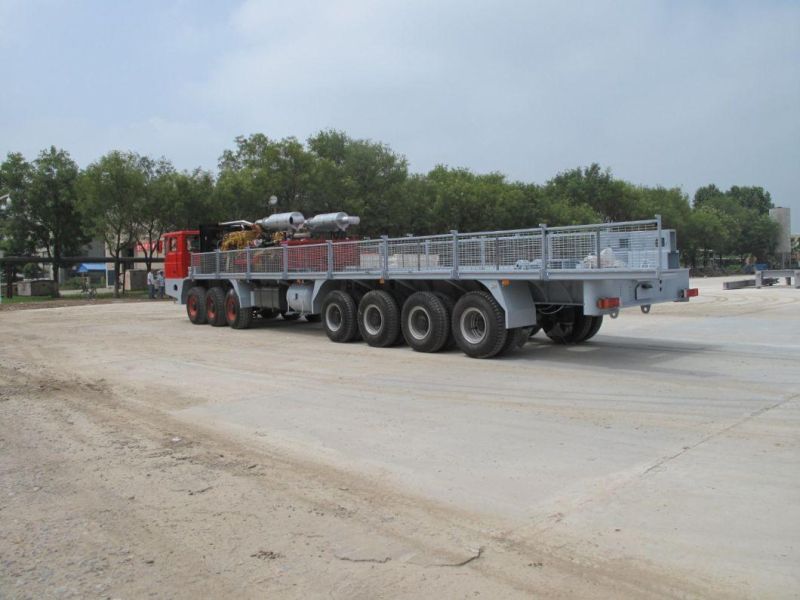 Vin Certificate! 12*8 Driven Chassis Carrier Vehicle for Workover Rig Truck Mounted Drilling Rig Xj350/Xj450/Xj550/Xj650/Xj750/Xj850