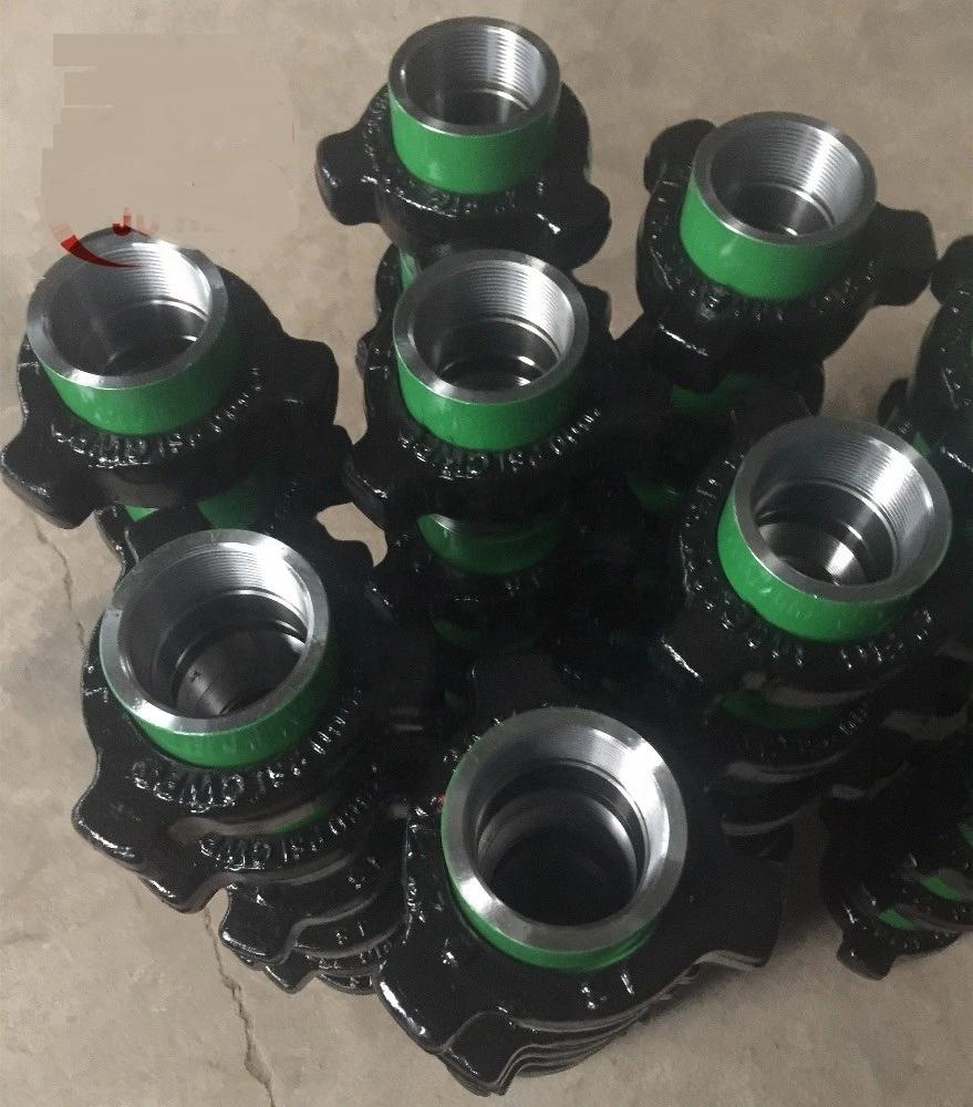 API ISO9001 Carbon Steel Forged Fmc Weco Hammer Union Fig 400 NPT Male Thread Union