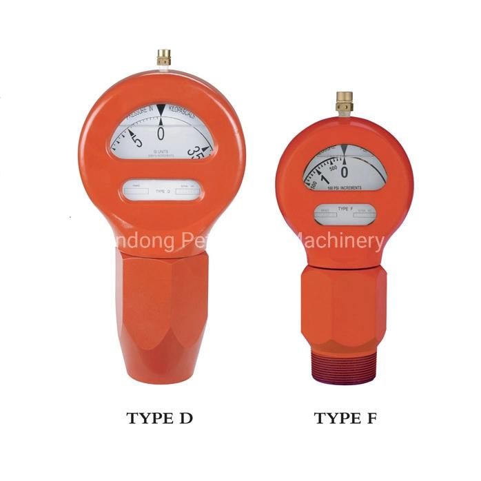 2" NPT Female Connection Flange Connection Yk-150, Yk-100, Ynk-100, Moveable Dial Available