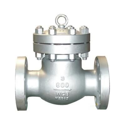 Petroleum Chemical 304 Stainless Steel Wcb Swing Type Check Valve