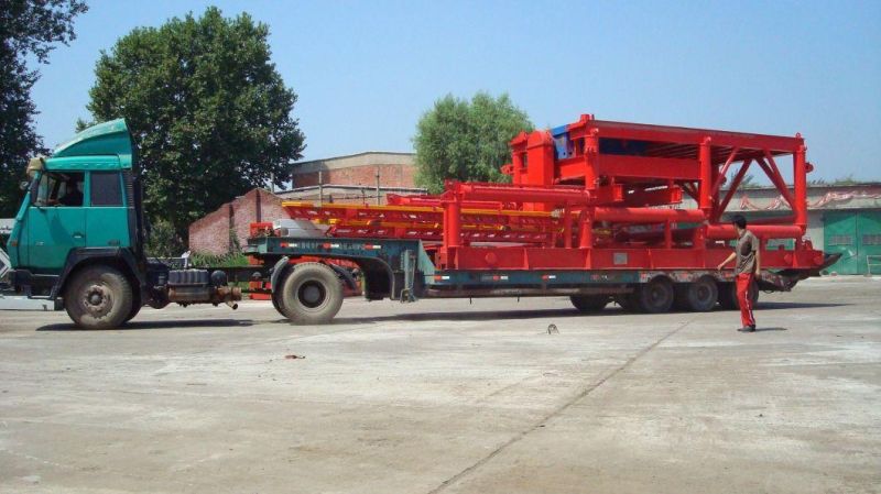 Trailer Telescopic Substructure Drilling Floor for Xj550/Zj15 Workover Rig Drilling Rig Dz Sj Petro, Zyt Petroleum