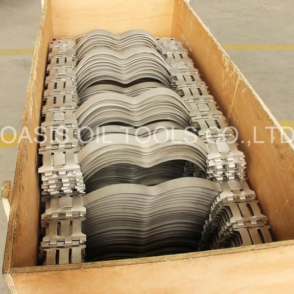 API 10d Stainless Steel Hinged Bow Spring Well Casing Centralizer