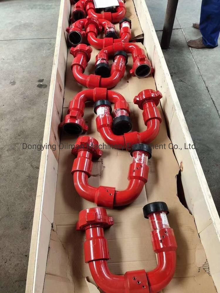 High Pressure 90 Degree Elbow Bend Pipe and Swivel Joints for Drilling Rig