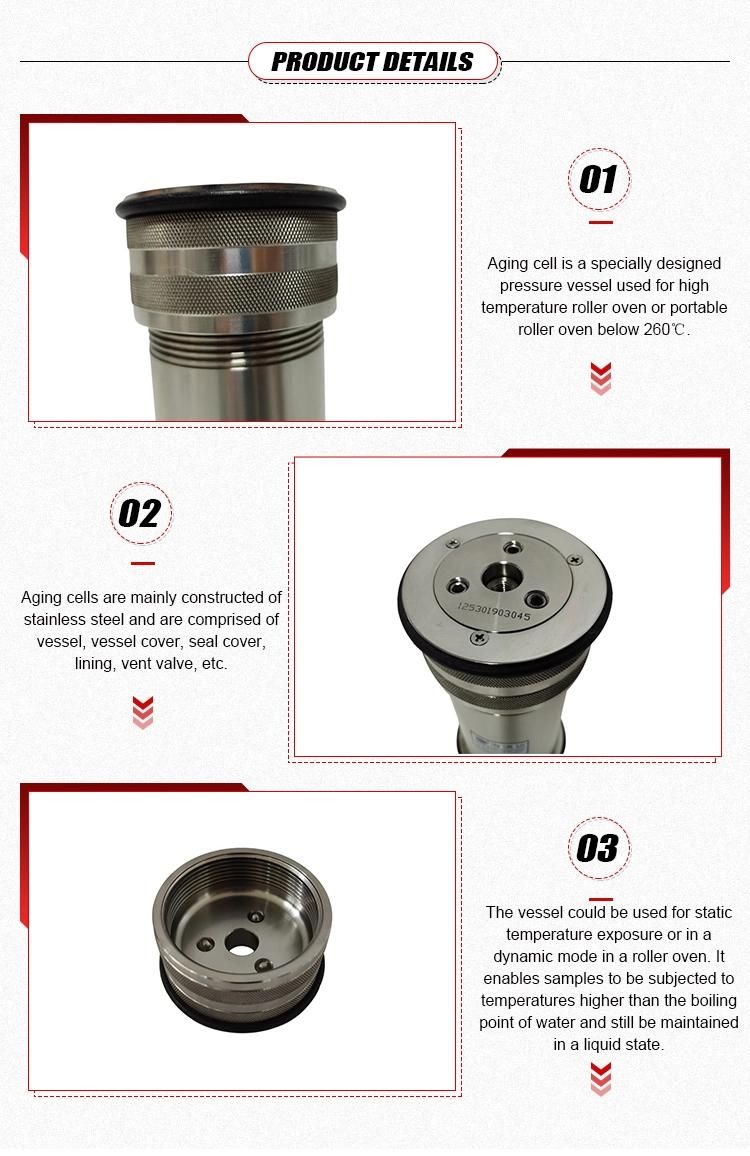 Model LHG-3 300 Celsius Aging Cell for Drilling Fluids Aging Tests