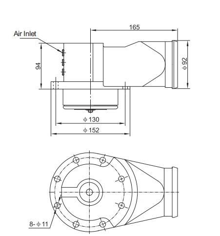 Vapor Recovery Vent for Vapor Recovery From Tank Truck