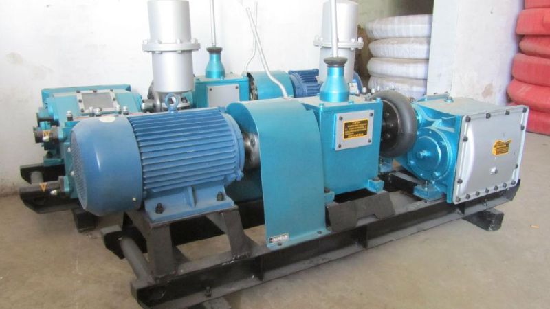 High Pressure Double Cylinder Piston Mud Pump with Diesel Engine