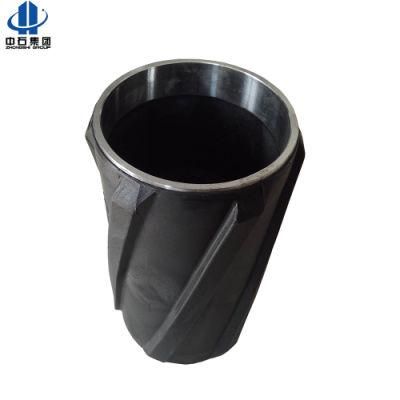 Spiral Blades Composite Thermoplastic Rigid Centralizer with Metal Rings