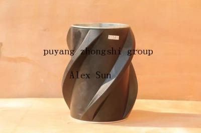 API Standard Spiral Vane Rigid Plastic Casing Centralizer